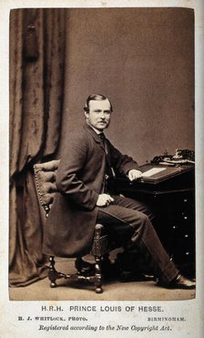 HRH Prince Louis of Hesse. Creator: Henry Joseph Whitlock.