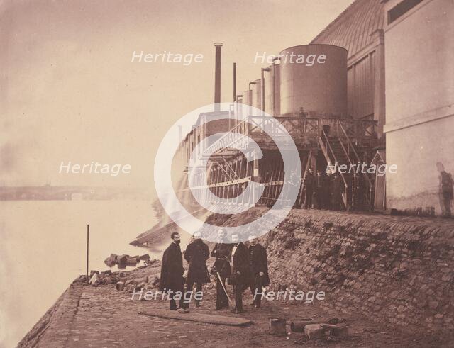 Water Tanks Outside of Annex, Paris Exposition Universelle, 1855. Creator: Charles Thurston Thompson.