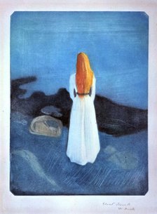 'Young woman on the Seashore', 1896. Artist: Edvard Munch