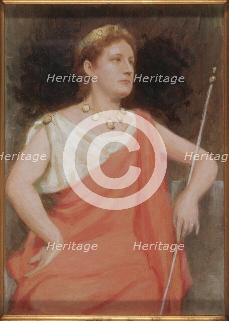 The Tragedy, study after Miss Dudlay, c1884. Creator: Joseph Blanc.