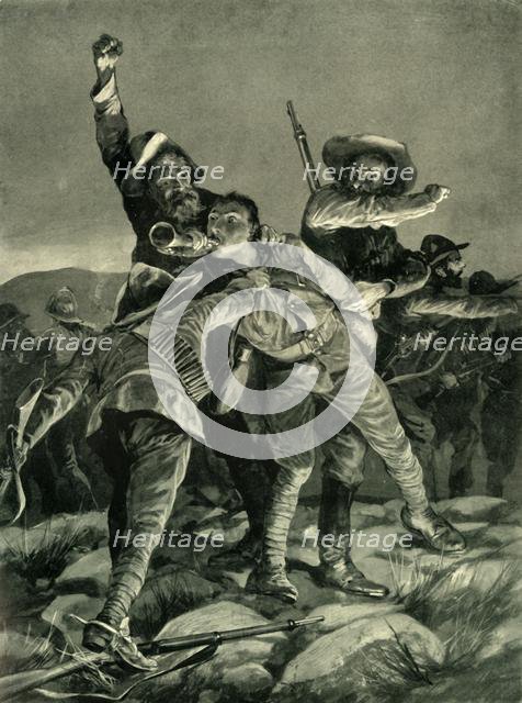 'The Gallant Bugler of Fort Itala', 1902. Creator: Richard Caton Woodville II.