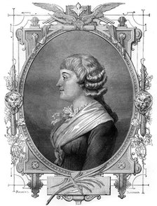 Madame Roland, French revolutionary, 18th century (1882-1884). Artist: Unknown