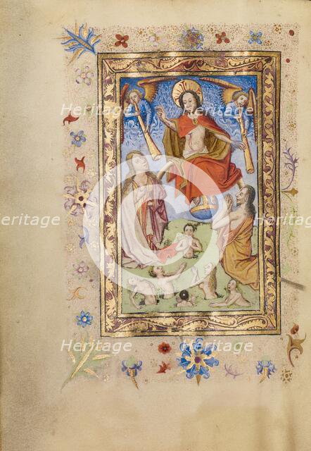 The Last Judgment; Book of Hours, after 1460. Creator: Unknown.
