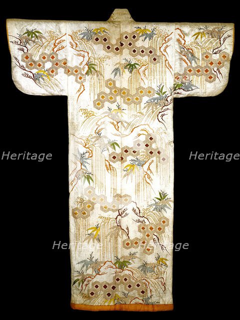 Married Woman's Robe (Kosode), 1789-1800. Creator: Unknown.