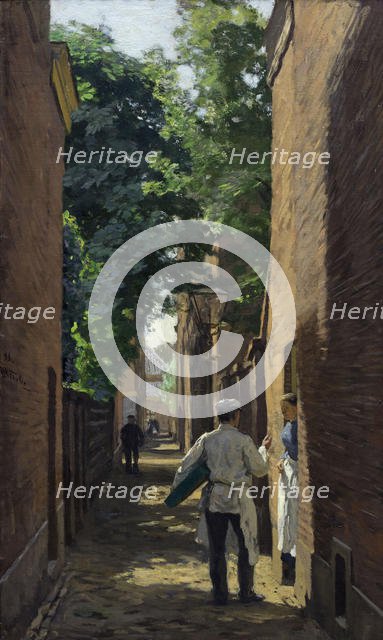 Alley, 1896. Creator: Tholen, Willem Bastiaan (1860-1931).