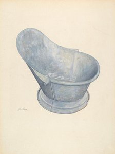 Bath Tub, c. 1941. Creator: John Lang.
