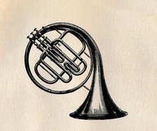 'Valve Horn', 1895. Creator: Unknown.