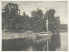 The River Bure at Coltishall, 1886. Creator: Peter Henry Emerson.