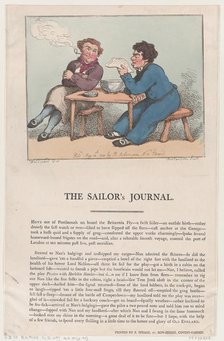 The Sailor's Journal, May 20, 1802., May 20, 1802. Creator: Thomas Rowlandson.