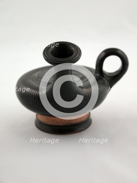 Guttus (Pouring Vessel), 330-300 BCE. Creator: Unknown.