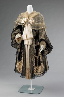 Evening coat, French, 1895-1905. Creator: Rouff.