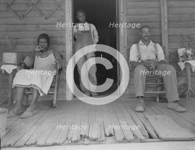 Negroes who own land in Greene County, Georgia, 1937. Creator: Dorothea Lange.