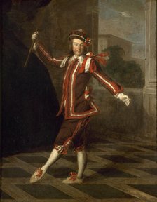 Dancing Mezzetin, ca 1720. Creator: Anonymous.