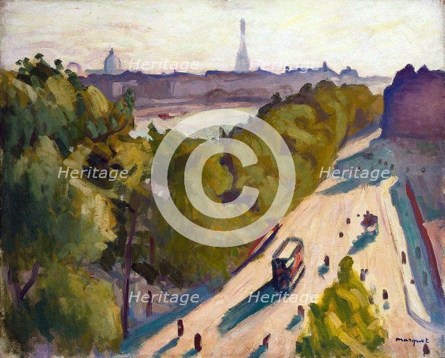 Quai du Louvre, Summer', c1906.