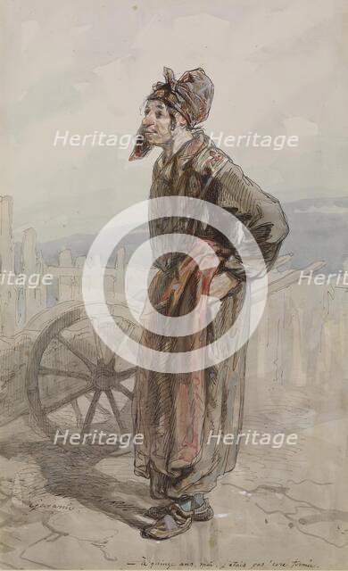 À quinze ans, moi, j'etais pas 'core formée, c1855. Creator: Paul Gavarni.