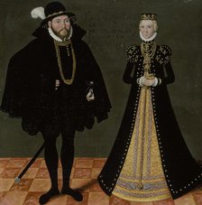 Unknown German princely couple, from c.1580 until 1600. Creator: Workshop of Lucas Cranach the Elder.