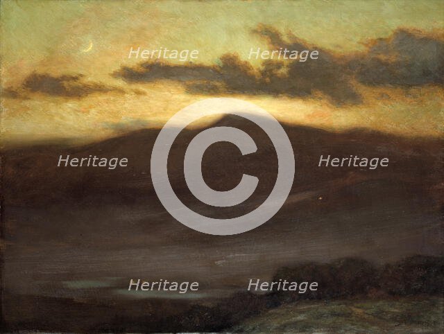 Sunset, Mount McIntyre, 1907. Creator: James Henry Moser.