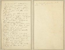 Manuscript Pages [verso], 1884-1888. Creator: Paul Gauguin.
