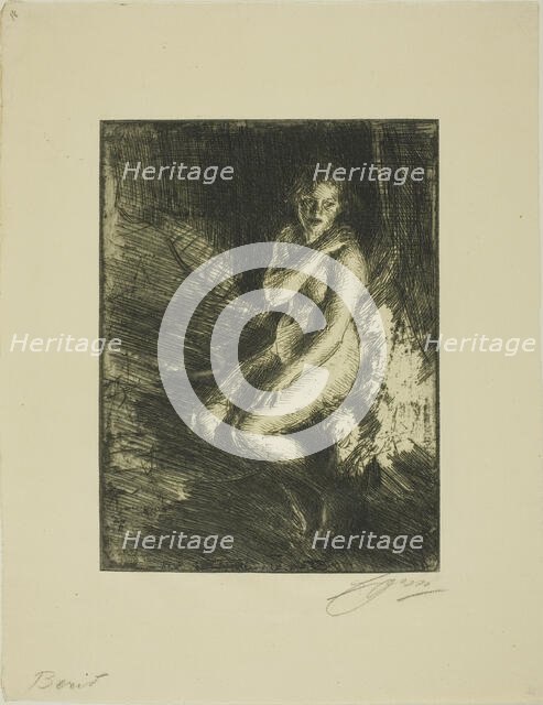 Berit, 1905. Creator: Anders Leonard Zorn.