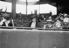 Gibson, Mrs. Preston - Baseball, Amateur, 1913. Creator: Harris & Ewing.