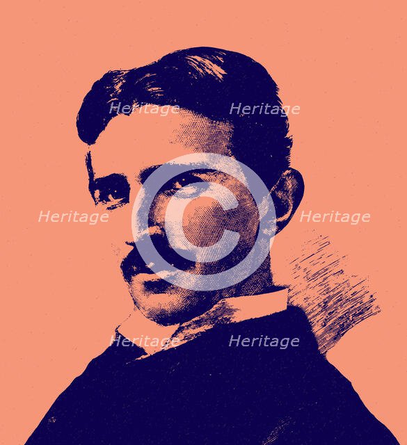 Nikola Tesla (1856-1943). Creator: Sarony, Napoleon (1821-1896).