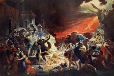 'Destruction of Pompeii', 1833, (1939). Creator: Karl Briullov.