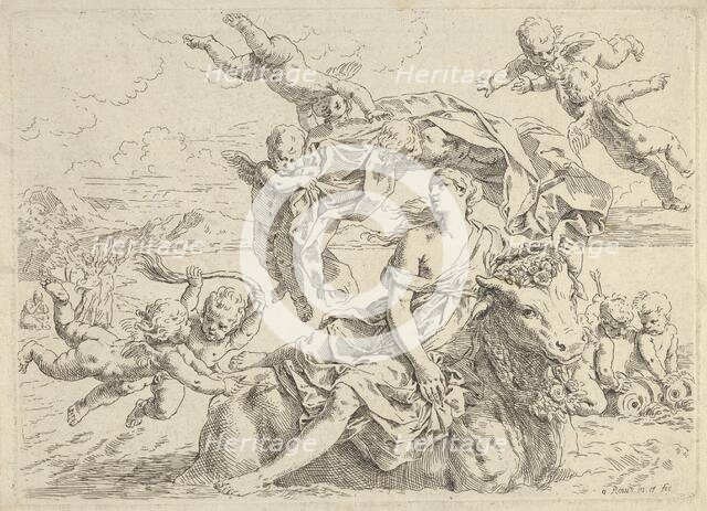The Rape of Europa, ca.1636. Creator: Simone Cantarini.
