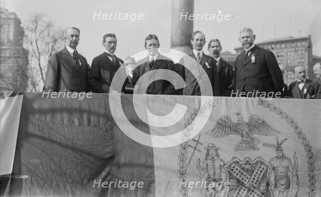 J.B. Pine, Lewis H. Pounds, George McAneny, G.F. Kunz, 1916. Creator: Bain News Service.
