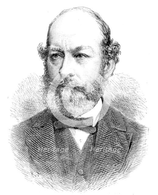 The late Mr. Wm. Blades, printer and antiquary, 1890. Creator: Unknown.