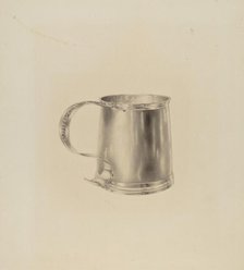 Silver Mug, c. 1938. Creator: Hester Duany.