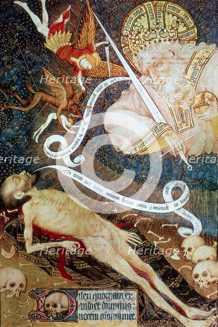 The Judgement of Death', early 15th century. Artist: Master of the Rohan Hours