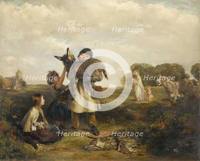 The Pet of the Common, 1853. Creator: John Callcott Horsley.