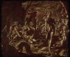 Jupiter and Callisto, 17th century. Creator: Wtewael, Joachim (1566-1638).