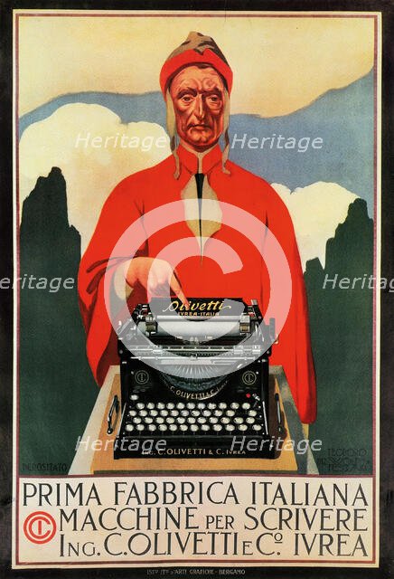 Olivetti M1, 1912. Creator: Wolf Ferrari, Teodoro (1878-1945).