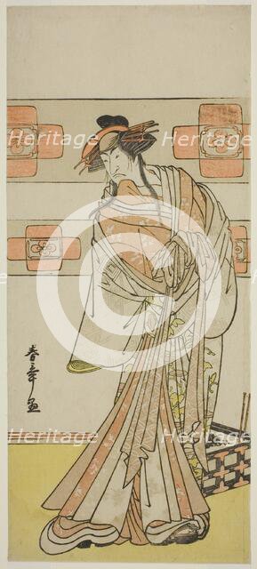 The Actor Ichikawa Monnosuke II as the Ghost of the Renegade Monk Seigen in the Play..., c. 1783. Creator: Shunsho.