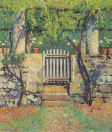 Gate leading to the Marquayrol vegetable garden. Creator: Martin, Henri (1860-1943)