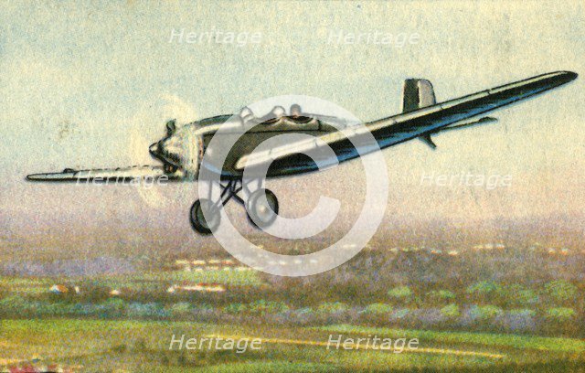 Messerschmitt M 23b plane, 1920s, (1932). Creator: Unknown.