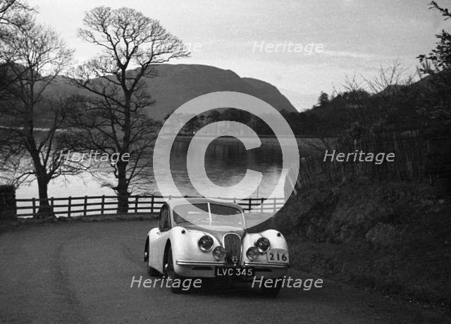 Jaguar XK120,Stirling Moss, 1952 Daily Express Rally. Creator: Unknown.