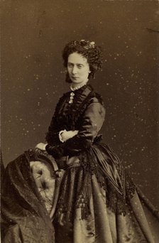 Portrait of Maria Alexandrovna (1824-1880), Empress of Russia, 1873.
