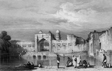'Taj Bowlee, Bejapore', 1834. Creator: Samuel Prout.