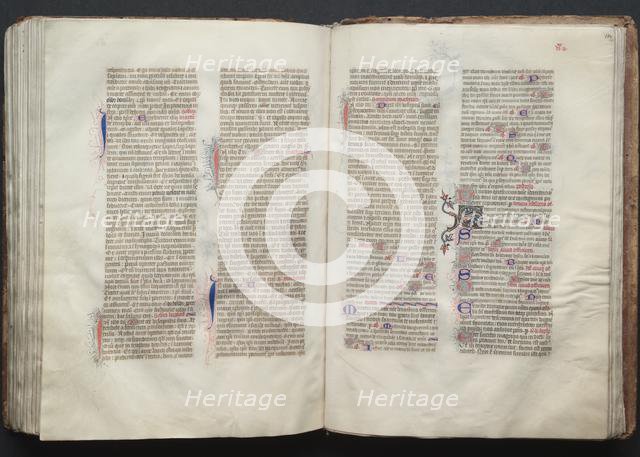 The Gotha Missal: Fol. 134r, Text, c. 1375. Creator: Master of the Boqueteaux (French); Workshop, and.