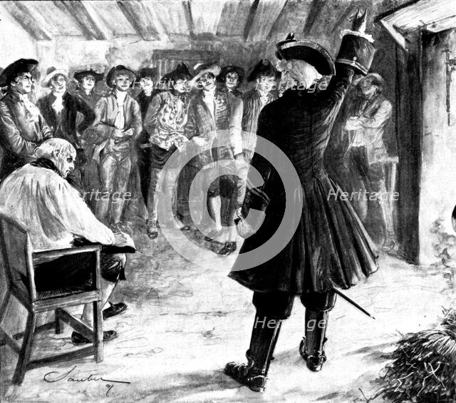 The Wild Geese: "Now, lads, I will tell you of the great deeds the Irish Brigade has done", 1898. Creator: Robert Sauber.