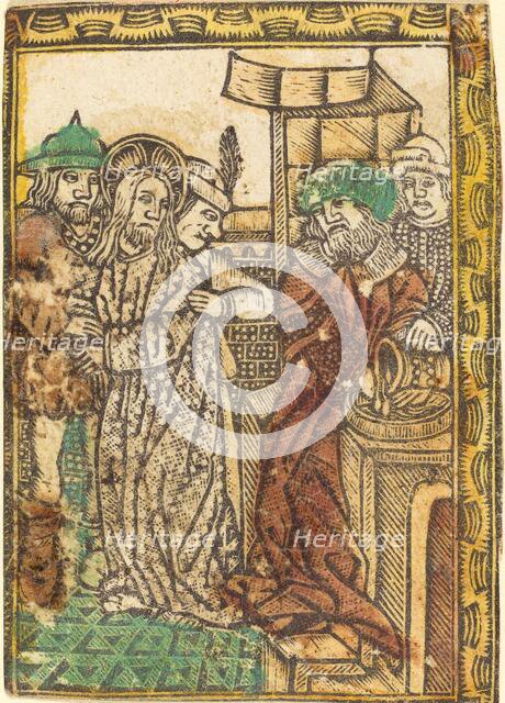 Pilate Washing His Hands, c. 1470/1480. Creator: Unknown.