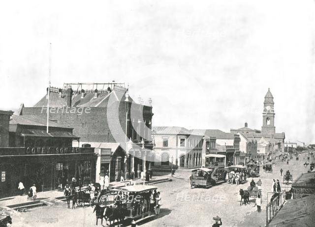 Looking up West Street, Durban, South Africa, 1895.  Creator: William Laws Caney.