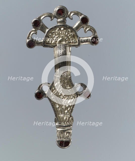 Bow Brooch, Frankish, 500-550. Creator: Unknown.