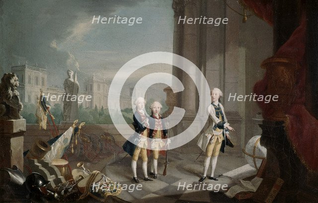 'The Sons of Frederick II of Hesse-Kassel Landgrave', (1770-1829?). Artist: Johann Heinrich Wilhelm Tischbein