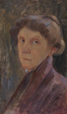 Self-Portrait, 1903. Creator: Maria Wiik.