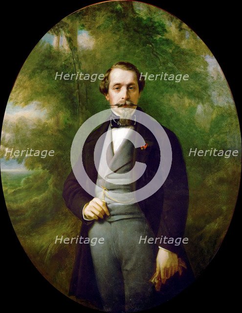 Portrait of Emperor Napoleon III of France (1808-1873), 1857.