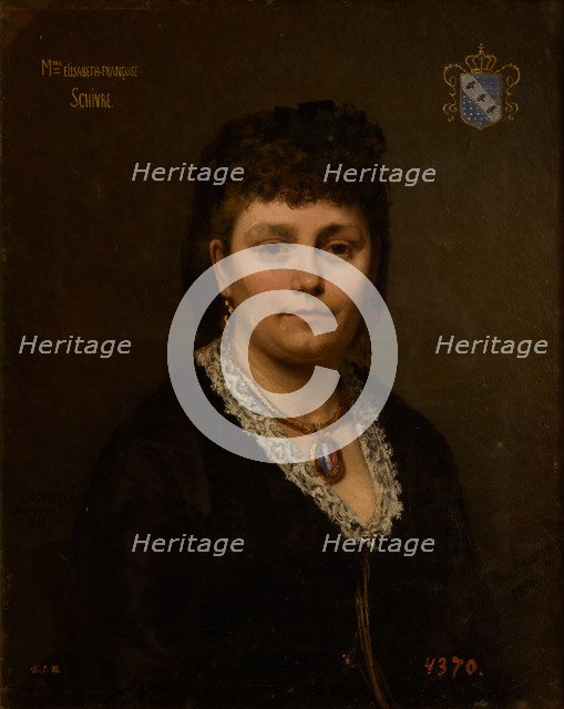 Portrait of Elizaveta Frantsevna Schivre (1832-1896).