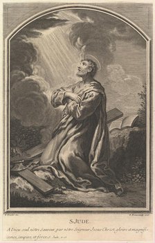 Saint Jude, 1726. Creator: Etienne Brion.